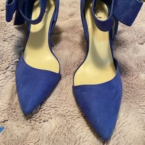 Blue Stiletto High Heels